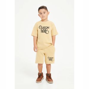 Ensemble de vêtements d'été 2026 pour bébé : T-shirt et short assortis, collection boutique pour enfants, ensemble jumeau short d'été pour bébé garçon - Product Image 6
