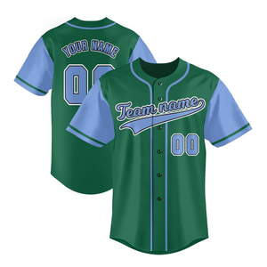 Camiseta de Béisbol de Manga Corta de Alta Calidad, Transpirable, Antibacteriana, de Secado Rápido, Color Personalizado, Diseño Sólido, Logotipo, Talla Grande, Nombre del Equipo - Product Image 1