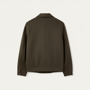 Chaqueta Bomber Unisex de Alta Calidad al por Mayor con Cierre de Cremallera, Diseño Personalizado, Cuello Alto, Tela Vaquera con Patrón Impermeable para Invierno - Product Image 5