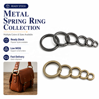 Anneau à ressort en métal robuste en alliage de zinc, petit fermoir à dégagement rapide, boucle à ressort pour sac à main et accessoires de maroquinerie