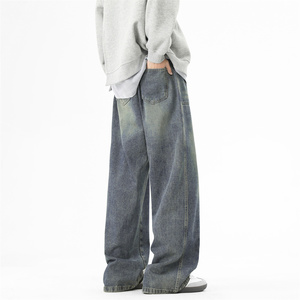 Pantalones Vaqueros Rectos de Hombre con Degradado Sólido Personalizables, los Más Vendidos, de Invierno, Lavados, de Mezclilla, Casuales, de Moda, de Alta Calidad, ODM - Product Image 6
