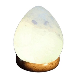Sel de l'Himalaya blanc USB en forme de goutte d'eau, LED à sept couleurs changeantes, qualité alimentaire raffinée, emballage en bouteille - Product Image 1