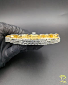 Collar Personalizado con Nombre DEZNY en Plata de Ley 925 con Diamantes, Estilo Hip Hop - Product Image 3