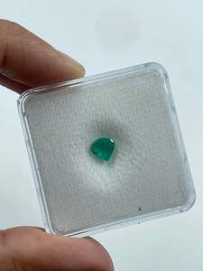 Piedra Preciosa de Esmeralda Zambiana Natural de la Mejor Calidad, 0.52 Quilates, 5.8MM, Corte Pera, Colgante, Joyería Fina al por Mayor - Product Image 5