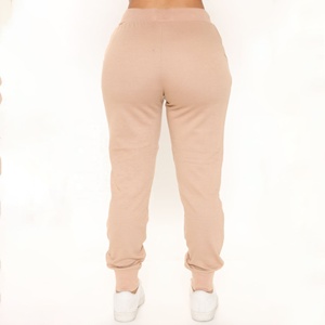 Hot Sale Custom Logo Winter <b>Lace</b> Flat Women's Straight Leg Joggers Drawstring Waist Heavyweight Fleece <b>Elastic</b> Jogger Pant - Product Image 6