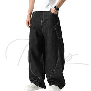 Pantalones Vaqueros Holgados y Rectos de Moda para Hombre, Jeans Casuales Personalizados de Mezclilla, Jeans de Primera Calidad para Hombre - Product Image 2