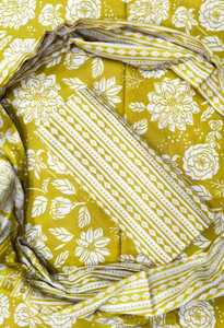 Tissu de costume d'été en coton non coupé avec dupatta en mulmul – Tissu de robe décontracté et de soirée pour femme - Product Image 2