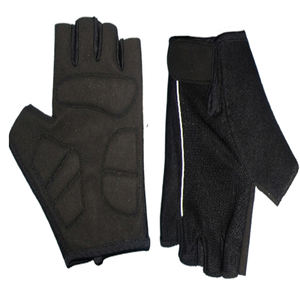 Gants universels de musculation et d'équitation pour hommes, en néoprène, demi-doigts, pour le yoga, les sports et les activités de plein air, antidérapants - Product Image 1