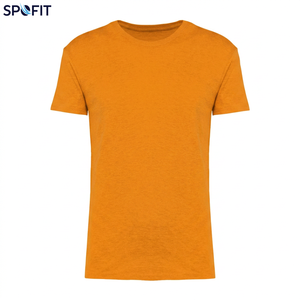 เสื้อยืดคอกลมทรงพอดีตัว แขนสั้น ผ้าฝ้าย 100% 400gsm พิมพ์ลายซิลค์สกรีน ออกแบบได้ตามต้องการ เนื้อผ้านุ่ม ระบายอากาศได้ดี แห้งเร็ว สำหรับผู้ชาย - Product Image 5