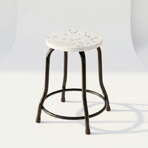 Recycled <b>Plastic</b> Foldable Stackable Modern Living Room <b>Stool</b>-Eco-Friendly Durable Home Furniture - Product Image 5