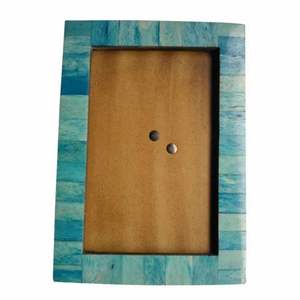 Marco de Fotos Moderno y Elegante con Incrustaciones de Hueso Hecho a Mano, Tamaño Personalizado, Mejor Calidad - Product Image 1