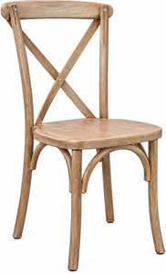 Modern Solid Wood <b>Dining</b> <b>Chair</b> Cross Back Design <b>Stackable</b> <b>Dining</b> Room Furniture Stable Home Furniture Microfiber Upholstery - Product Image 1