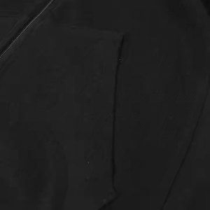 Sweat-shirt à capuche zippé pour homme, 100 % coton, couleur unie, avec poche, léger/éco-responsable, vêtement décontracté d'automne - Product Image 4