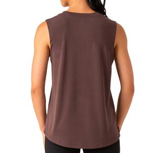 Vente chaude plaine débardeurs pour les femmes col rond décontracté respirant vêtements d'entraînement Fitness débardeurs à des prix très bas - Product Image 1