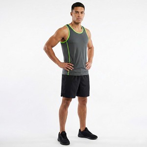Camiseta Deportiva Personalizada al por Mayor para Hombre, Transpirable, de Malla, Tipo Stringer, 100% Algodón, Ecológica, de Secado Rápido - Product Image 4