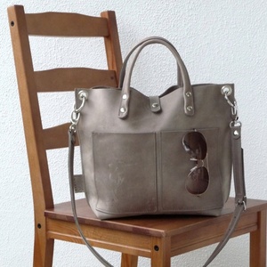 กระเป๋าโท้ทหนังสำหรับผู้หญิงน้ำหนักเบาสบายทันสมัย - Product Image 1