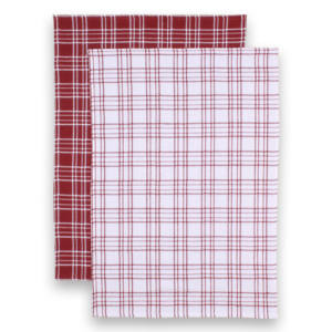 Serviette de cuisine multi-usage en coton 100% certifié GOTS, tissée, à rayures, à carreaux, douce, confortable, séchage rapide, gaufrée, écologique - Product Image 5