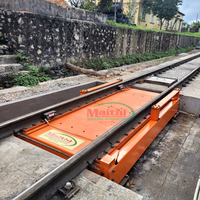 Timbangan Rel Kereta Api Skala Khusus 35.000 Kg/As Roda Kelas 1 Akurasi Tinggi Tahan Lama untuk Lingkungan Keras Biaya Hidup Pakai Rendah