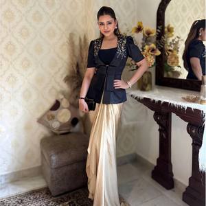 Ensemble Western en Satin Trois Pièces Élégant et Tendance pour Soirées - Product Image 3
