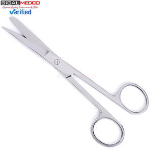 Tijeras Quirúrgicas Rectas de 5.5”, Juego de 3 Tijeras de Enfermería Hechas de Acero Inoxidable Quirúrgico de Alta Calidad para Uso Médico y Clínico - Product Image 2