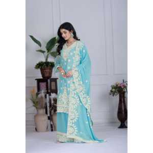 Ensemble Dupatta haut-bas et magnifique pour femmes - Product Image 4