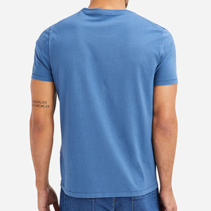 Camiseta de Hombre de Alta Calidad, 100% Algodón, Personalizada, Formal, Gruesa, Anti-Pilling, Cuello Redondo, Impresión Serigráfica - Product Image 3