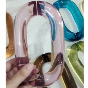 Customized Modern Acrylic Chain Wall Accents Handmade Modern <b>Ornamental</b> Resin Hanging for Home Decor Diwali Festival Ready - Product Image 1