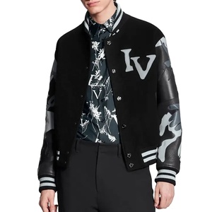 Veste universitaire en laine avec logo personnalisé Divine 9 pour hommes et femmes col montant broderie Letterman d'hiver unisexe Fabrication OEM - Product Image 1