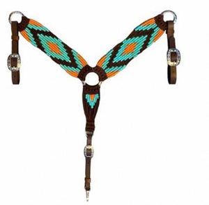 Harnais de cheval rembourré en laine, couleur personnalisée, de qualité supérieure, pour équipement d'équitation, provenant d'un fournisseur indien à prix abordable. - Product Image 2