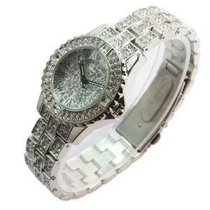 Reloj de Diamantes Moissanite de Primera Calidad al por Mayor, con Piedras Brillantes y Cuerpo de Acero Resistente, para Hombre y Mujer, Ideal para Regalo - Product Image 3