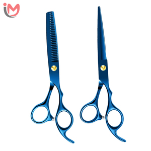 Tijeras de peluquería de acero inoxidable de 11.5 pulgadas para cortar el cabello, tijeras planas para flequillo y entresacar. - Product Image 1