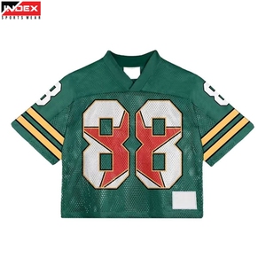 Maillot de football en mesh respirant et léger, personnalisable avec logo, INDEX SPORTS WEAR, col en V, unisexe - Product Image 1