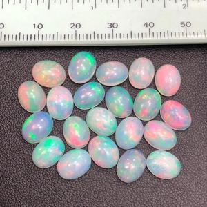 Opale naturelle cabochon taille ovale, pierre précieuse non montée pour la fabrication de bijoux, pierre opalescente polie, opale de feu Welo 5x7mm 1583 carats, vente en gros - Product Image 3