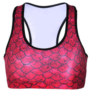 Sujetador deportivo de mujer de alta calidad, último modelo, con copa triangular, tejido, halter, sublimación y bordado, todo disponible al por mayor. - Product Image 2