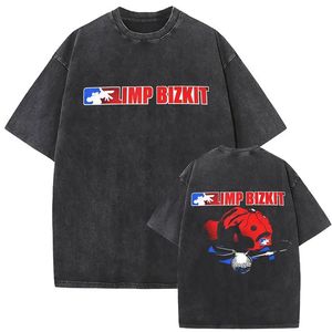 T-shirt pour homme Vintage Limp Bizkit Coupe classique Style streetwear Respirant Séchage rapide Coton lourd 300g - Product Image 6