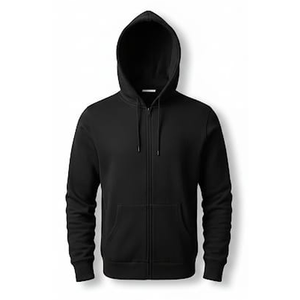 Sudadera con Capucha y Cremallera para Hombre, Premium, 410 g/m², 100% Algodón, Ecológica, de Secado Rápido, para Invierno, Talla Grande, para Gimnasio y Running - Product Image 4