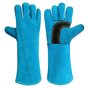 High Demanding Full Finger Cowhide Leather Welding <b>Gloves</b> Heavy Duty Comfortable Hand Grips Protective Trending Welding <b>Gloves</b> - Product Image 3
