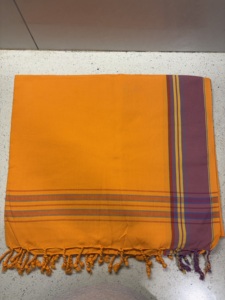 Serviette de plage Kikoy turque écologique en coton tissé rayé, séchage rapide, de luxe, jetable, toutes saisons - Product Image 2