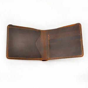 Portefeuille pour homme en cuir véritable fait main, multifonction, avec porte-cartes solide, fermeture personnalisée, haute qualité, best-seller, en vente - Product Image 4