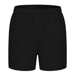 Shorts en coton noir pour homme, taille mi-haute, décontractés, respirants, avec poches, longueur courte - Product Image 3