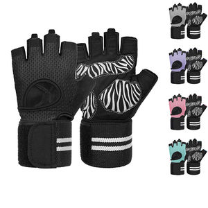 Guantes Deportivos Transpirables de Medio Dedo para Hombre, Diseño Ventilado para Levantamiento de Pesas, Ejercicio, Deportes, Ciclismo - Product Image 1
