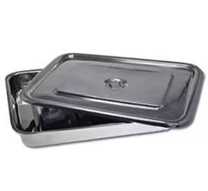 Plateau plat en acier inoxydable pour instruments médicaux, plateaux médicaux manuels de classe I, à vendre à bas prix - Product Image 6