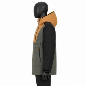 Waterproof Multi-Panel Snowboarding <b>Jacket</b> Men's Windproof <b>Ski</b> Anorak Outdoor High Performance Winter Sports Thermal Coat - Product Image 2