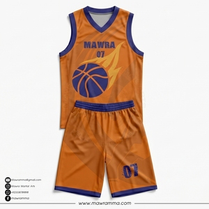 Maillot de basket personnalisé grande taille, sublimation, séchage rapide, évacuation de l'humidité, uniforme d'équipe, 100% polyester, vêtements de sport unisexes - Product Image 3