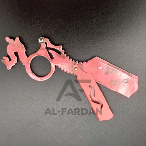Maquinilla de afeitar de doble Dedo de acero inoxidable recubierta de papel, maquinilla de afeitar de peluquero reemplazable, maquinillas de afeitar de impresión de papel de etiqueta privada de alta calidad - Product Image 2