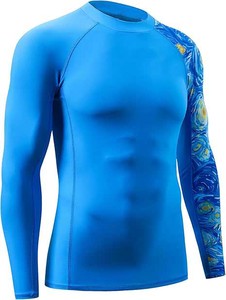 Training Rash Guard for Men Long Sleeve MMA BJJ <b>Compression</b> <b>Shirt</b> Cross-Fit Fitness Top USA Europe Market Trend - Product Image 6