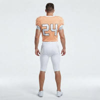 Maillots de football américain de qualité supérieure, uniformes de football pour adultes, shorts personnalisés, écologiques, 100% polyester, équipe personnalisée