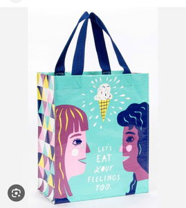 Bolsa de Compras Promocional de PP Tejido Laminado Reciclado con Impresión Personalizada y Doble Asa - Product Image 5