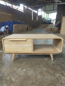 OEM Sustainable Solid Teak Slim <b>Console</b> <b>Table</b> Nordic Wooden Entryway <b>Desk</b> Custom Design Narrow Long Hallway <b>Table</b> For Hotel - Product Image 4