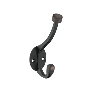 Bronze Double Robe Wall Hook <b>Metal</b> <b>Coat</b> <b>Hanger</b> Modern Wall Mount Utility Hook For Entryway Kitchen Bathroom Home Decoration - Product Image 3